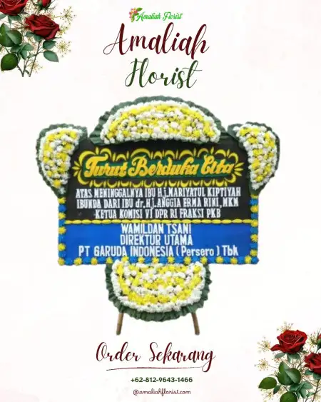 Papan Bunga Duka Dombo